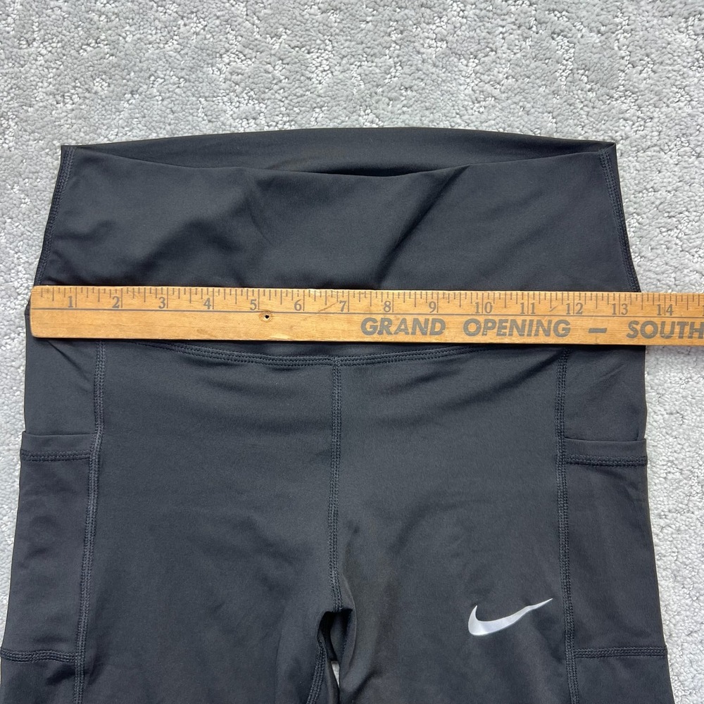 Nike Pro Combat Dri-Fit Compression Shorts Womens L Black Side Pockets Workout - Picture 7 of 11